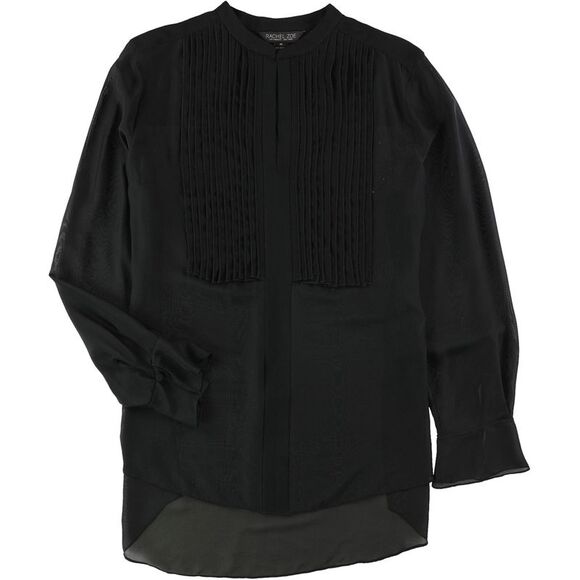 Rachel Zoe Womens Pintuched Knit Blouse NWT